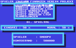 Bundesliga Manager C64